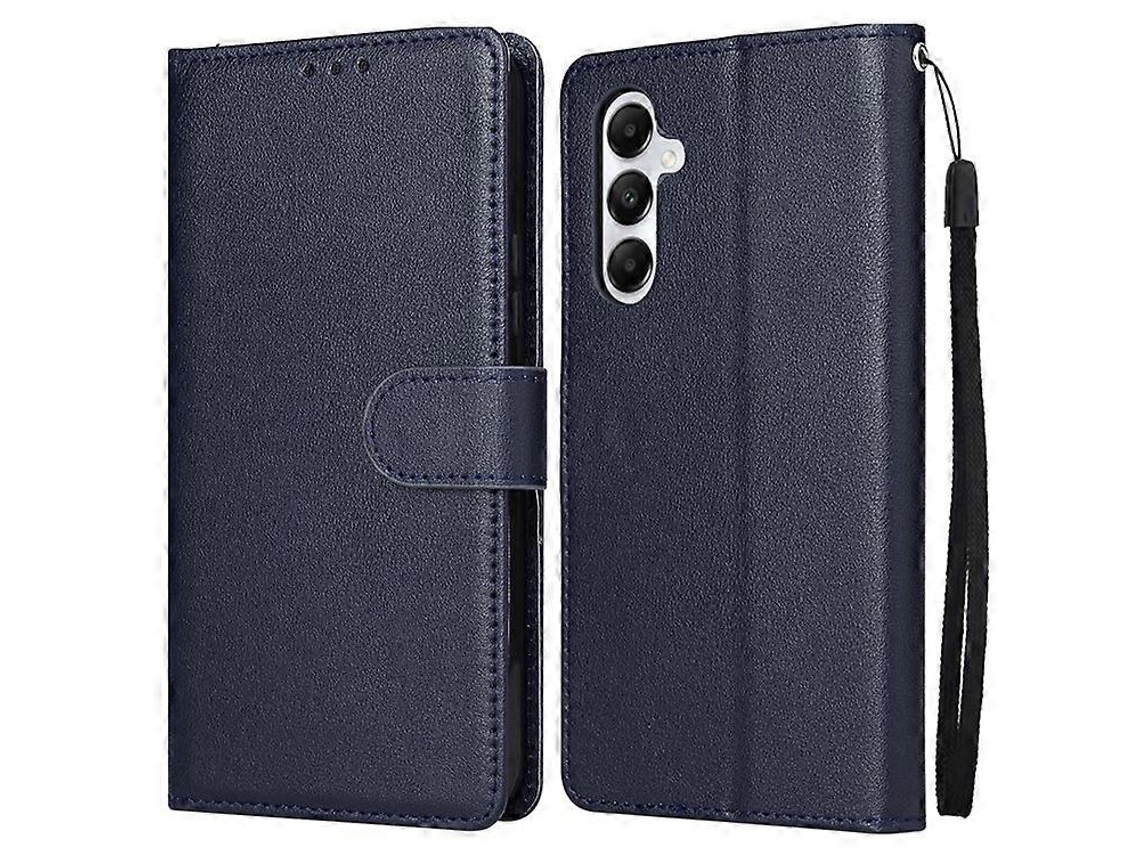 Capa carteira em couro PU resistente a impactos AQUAFORGE para Samsung Galaxy A54 5G