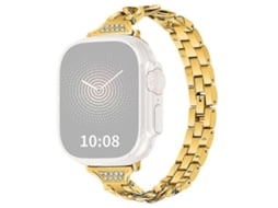 Compatível Com Apple Watch Series 9/8/7 41 Mm/6/5/se/se /se (2023)/4 40 Mm/3/2/1 38 Mm Decoração Com Strass Vledary (2022)