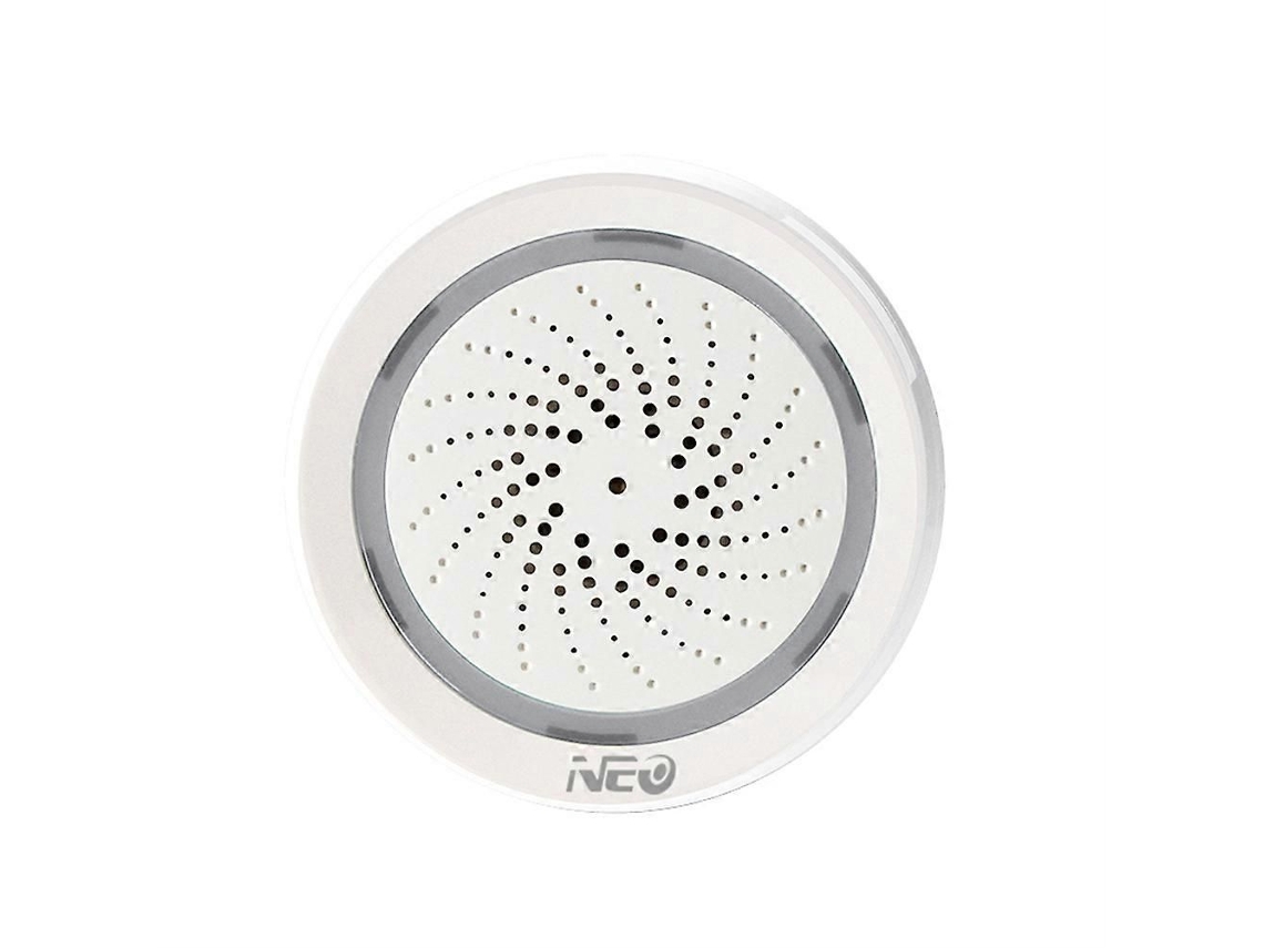 Sirene De Alarme Inteligente Tuya Zigbee Para Segurança Residencial Com Alertas Estroboscópicos, Alimentação Por Cabo Usb E Compatível Com O Hub