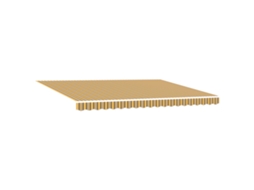 Conjunto 1 Toldo Retrátil Vidaxl Multicolorido Tecido (450 × 300 Cm)