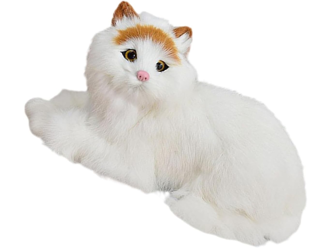 Gato Pelúcia Realista, Brinquedo para Crianças e Colecionadores,