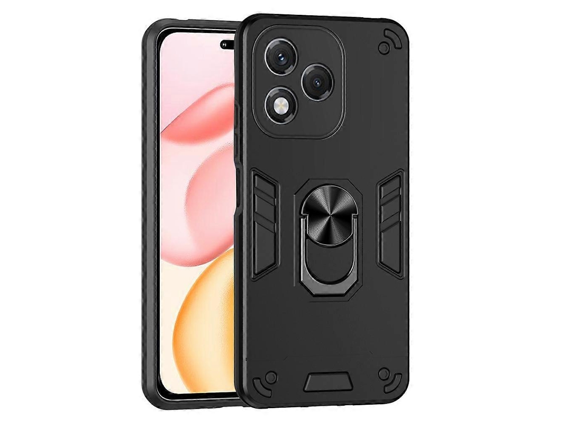 Capa Tkdaddy For Honor 400 Lite 5g Pc Tpu Drop Defend Com Suporte De Anel, Preta