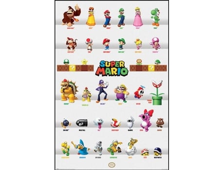 Póster GF Super Mario Heroes (61x91.5 cm)
