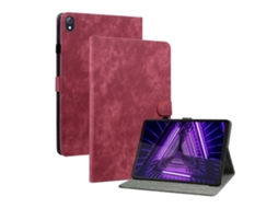 Capa De Pu Com Estampa De Tigre Para Tablet Lenovo K10
