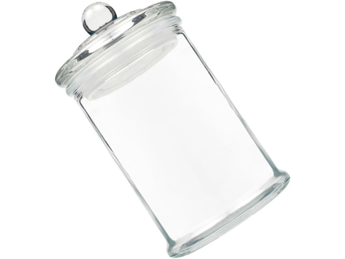 Pote De Vidro Transparente Hermético 750ml Para Grãos Café E Armazenamento Doméstico