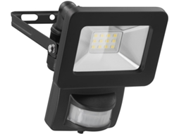 Refletor Led, 10w, Sensor De Movimento, Para Destaque Em Teto, Jardim, Fachada Ou Áreas Exteriores