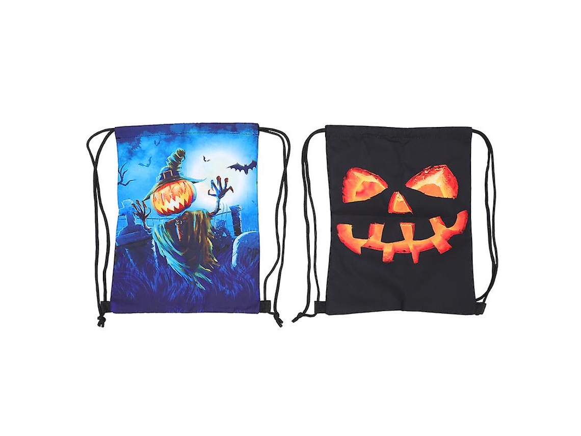 2 Unidades de Mochila com Cordão de Halloween para Decorações de Halloween ALLINLESS