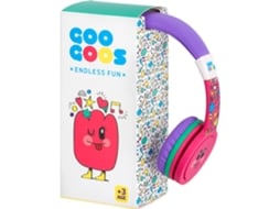 Auscultadores com Fio GOODIS Googoos Rosa (On Ear - Rosa)
