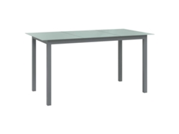 Garden Table, Garden Tables Vidaxl Cinzeto Alumínio (150 X 90 X 74 Cm)