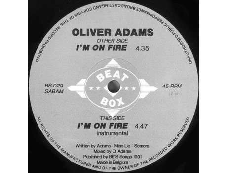 Vinil Im On Fire Beat Box