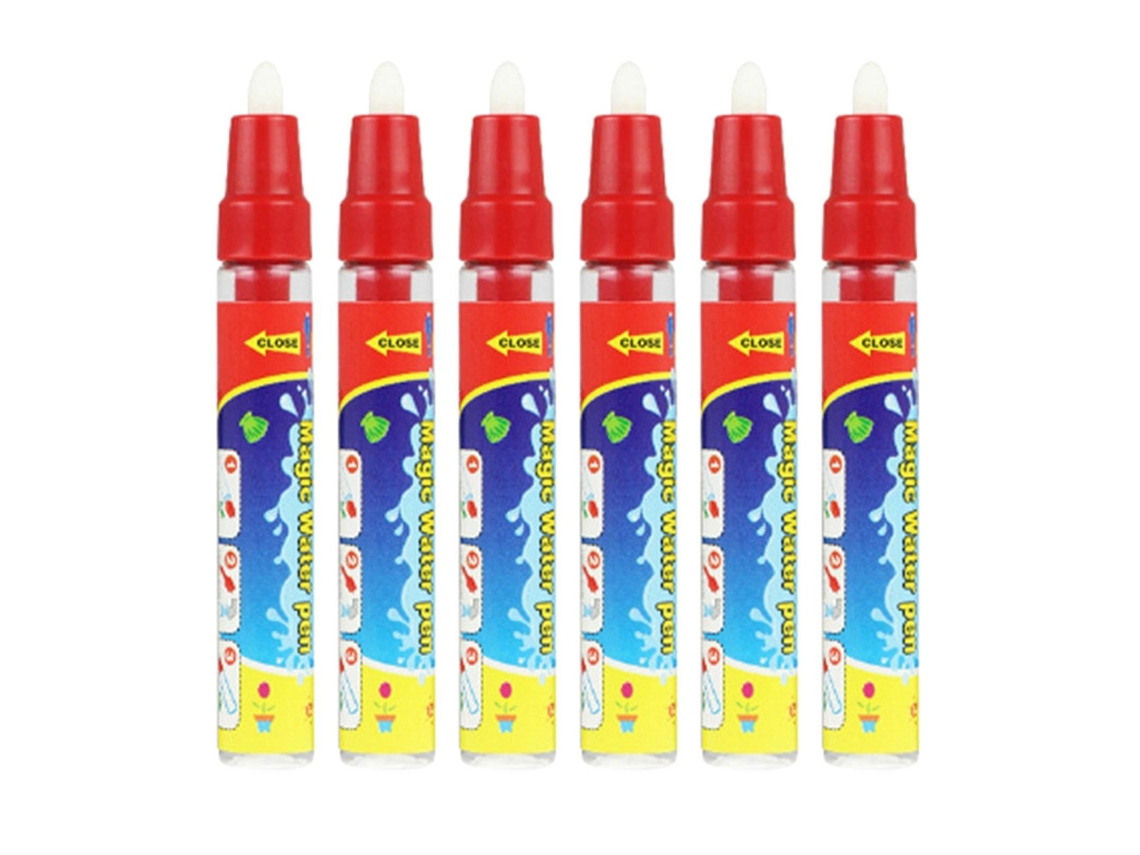 6 Marcadores De Água Para Pintar, Desenhar E Fazer Artesanato Com Água, Canetas De Desenho Para Crianças Olysi Shop