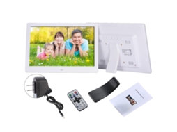 Quadro de Fotos Digital EOOCOO (apresentação de Slides em Pen Drive Usb, Controle Remoto)