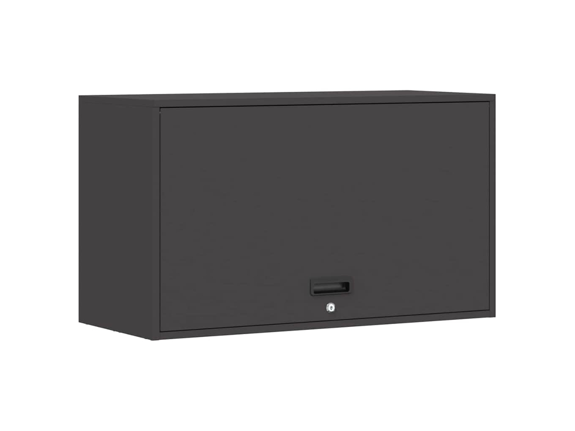 Maison Exclusive - Armário De Parede Para Garage Preto 90 X 40 X 53 Cm