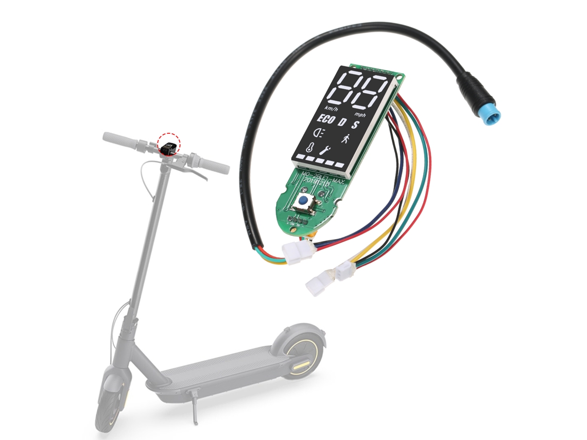 Vlrla-substituição Da Placa De Circuito Do Painel De Controle Para Patinetes Elétricos Ninebot Max G30