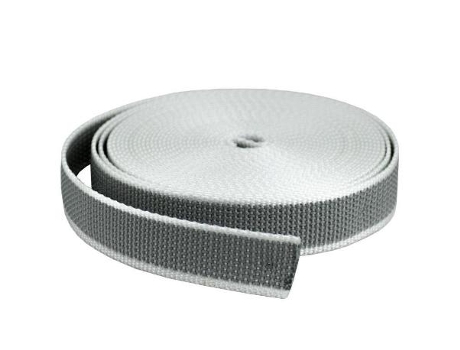 Cinta persiana 18mm. gris rollo 6 mt.