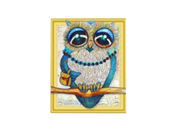 Pintura com Diamantes Uma Coruja (com Diamantes de Formato Especial, Tamanho: 40*30cm)