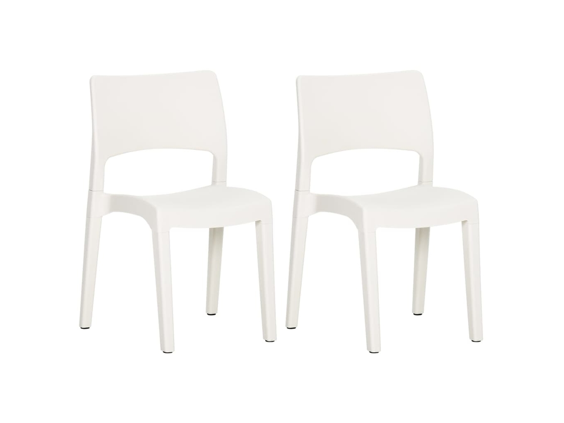 Garden Chair, Garden Chairs Vidaxl Branco Polipropileno (n/a)