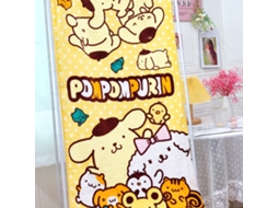 Toalha de Banho Infantil Algodão com Personagem Amarelo Cachorro 120x60cm S/MARCA