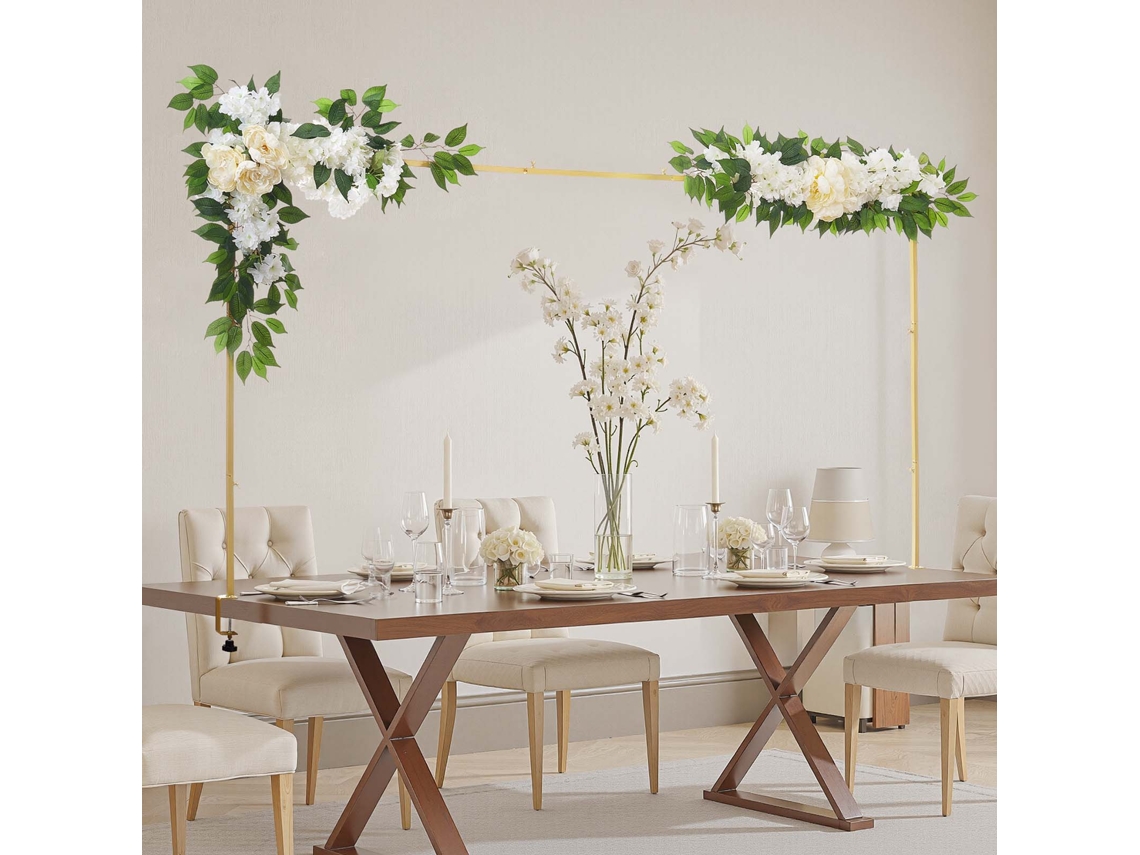Arco De Mesa Decorativo 711 2489 Mm De Comprimento 330 1070 Mm De Altura Vevor