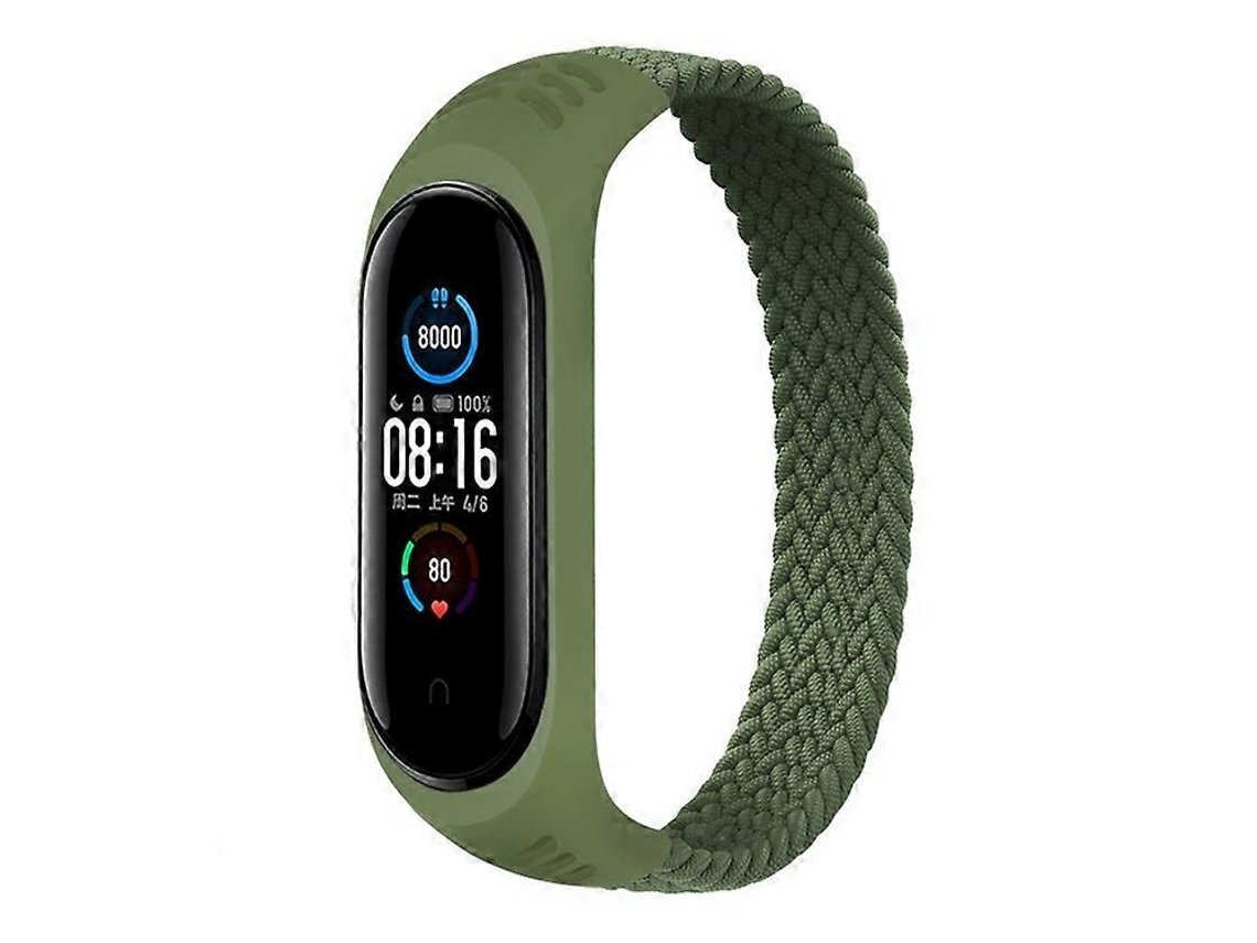 Pulseira Universal De Nylon Elástico Para Xiaomi Mi Band 6/5/4/3, Tamanho: Xs 140mm (arco-íris)