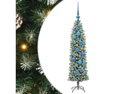 Árvore De Natal Pré Iluminada Vidaxl Verde Pvc (120 Cm)