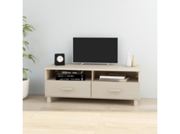 Vidaxl Móvel De Tv Hamar 106x40x40 Cm Pinho Maciço Castanho-mel