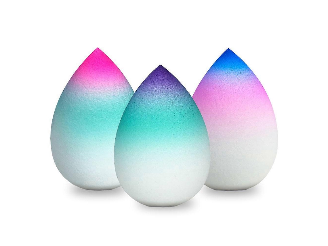 Conjunto De 3 Esponjas De Maquiagem Gradientes Para Base, Corretivo E Creme, Estilo 2 Everley891