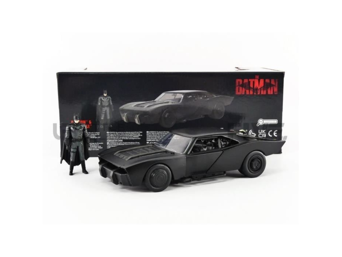 Carro em Miniatura Colecionável Jada Toys 1/24 Batmobile The Batman 2022 Preto 32731Bk