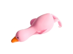 Mali brinquedo de Animal Squeeze Vinil Macio Ganso Rosa Alivio de Estresse Rebote