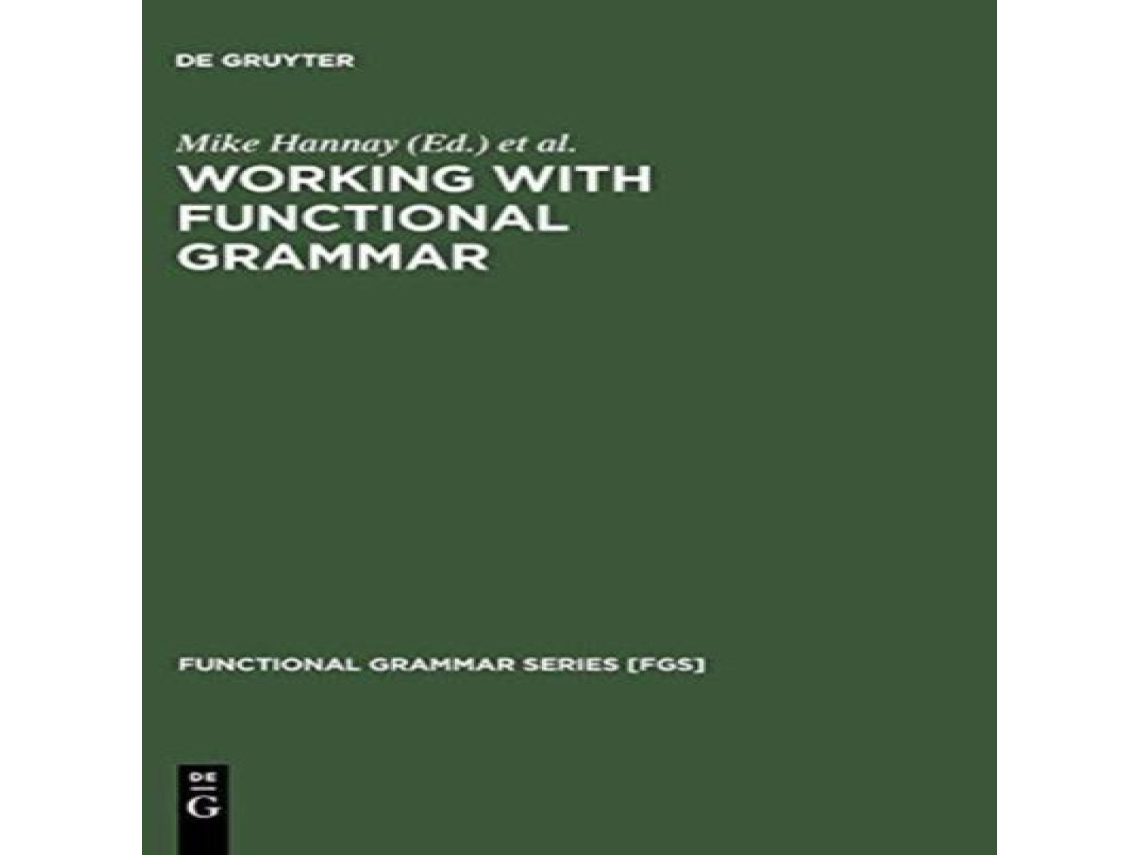 Livro Working with Functional Grammar de De Gruyter (Inglês)