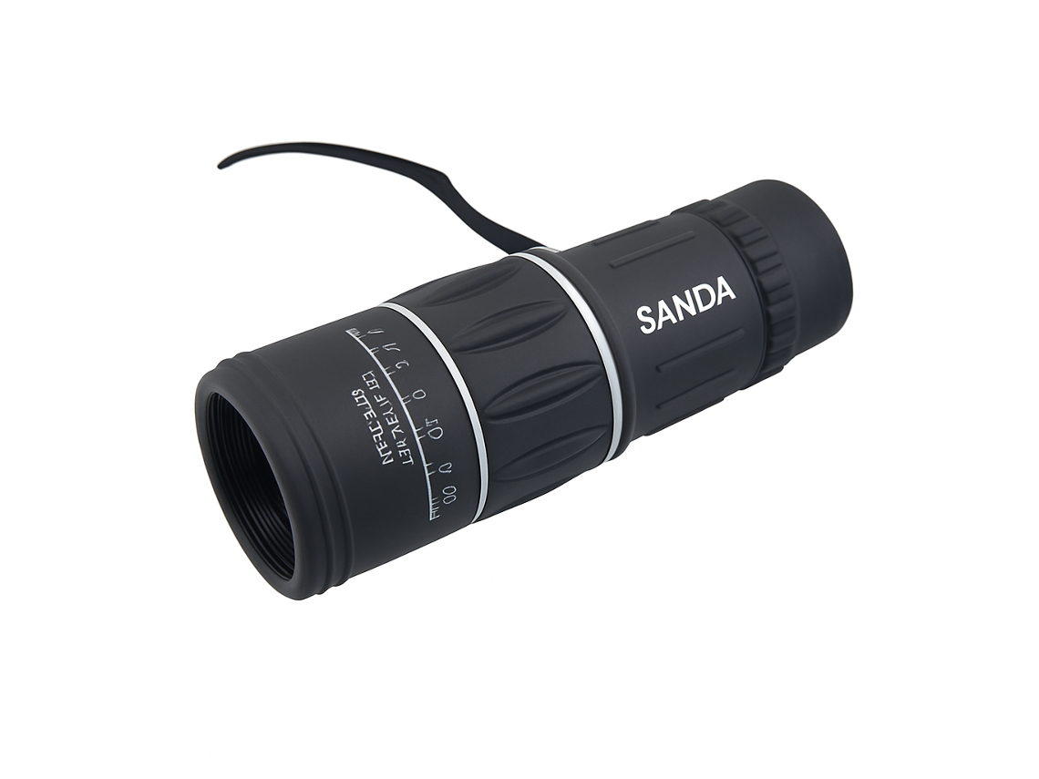 Monóculo Sanda Portátil Com Zoom Ajustável Sanda Sd 4952 Preto