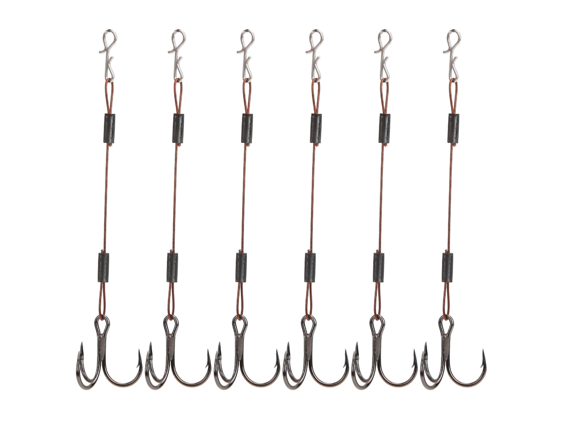 Kit 2 Anzóis de Pesca Reutilizáveis com Isca
