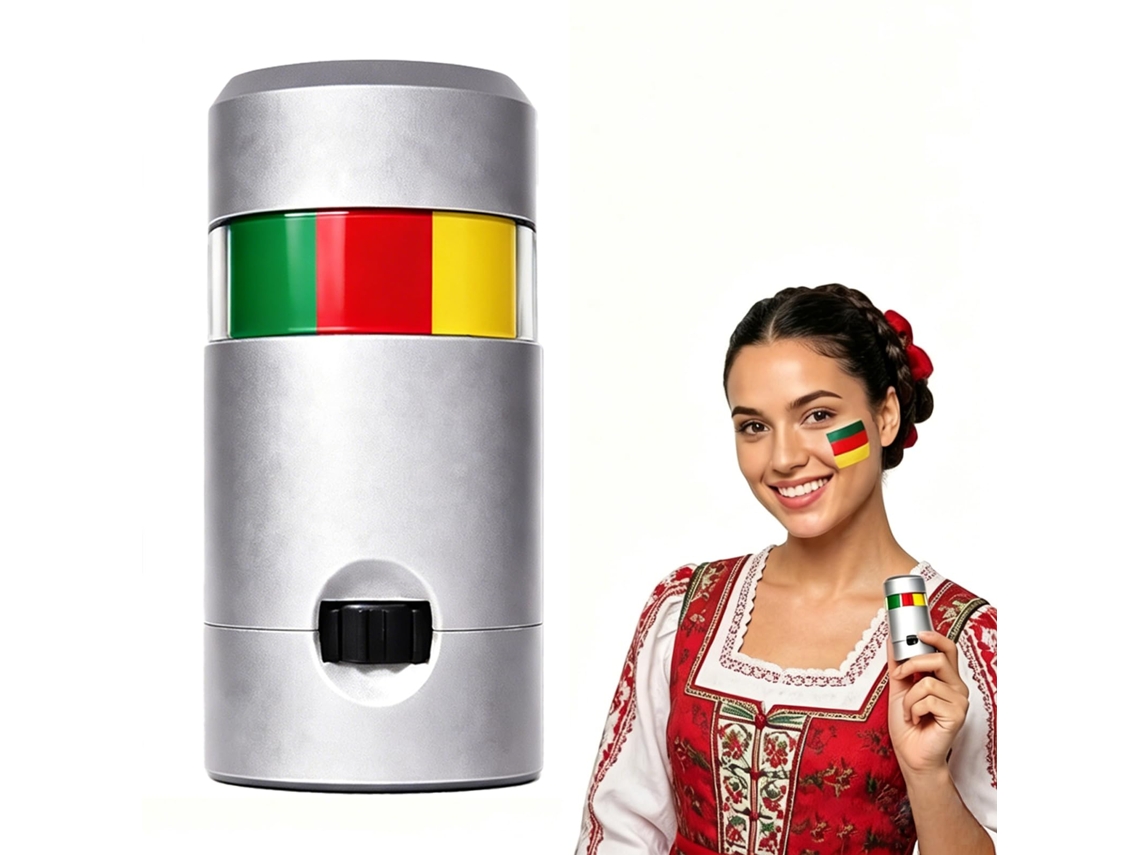 Bastões de Pintura Facial Patriótica Portugal, Maquiagem com Bandeira para Torcedores de Futebol, Rúgbi, Softbol, Beisebol e Lacrosse