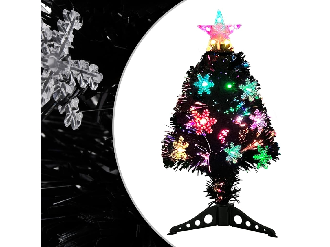 Árvore de natal VIDAXL Preto