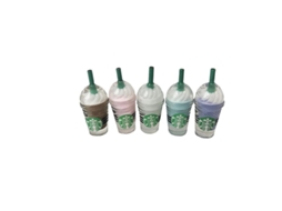2026 set de 5 Accesorios para Mini Frappuccinos. Ideal También para Barbies Y Otras Muñecas.
