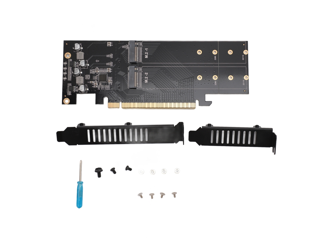 Adaptador Quad M.2 Nvme Para Pcie 4.0 X16 Placa De Expansão Pcie 4.0 X16 De Alta Velocidade Com 4 Portas