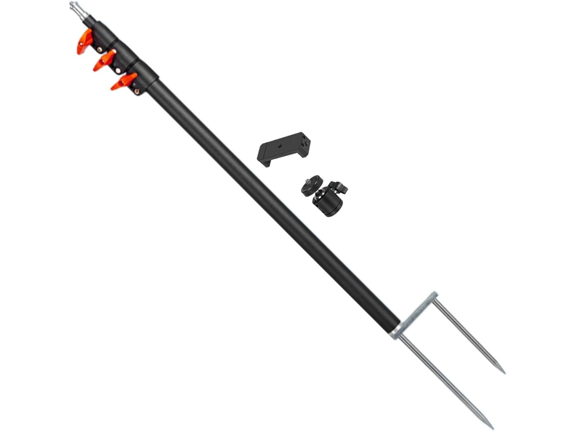 Suporte Portátil Para Celular Com Ancoragem No Solo E Câmera.
