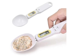 Balança de Colher, Eletrônica Alimentos 500g/0,1g Pesando Gramas e Onças, Cozinha Digital com Alça Bico para Café, Pílula GOKOCO