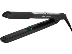 Alisador de Cabelo BRAUN Straightener Satin Hair S7 ST710 (Cerâmica - 130-200 ºC - Preto)