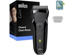 Máquina de Barbear BRAUN Series 3 300S (Autonomia 60 min - Recarregável)
