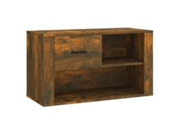 Sapateira 80x35x45 cm Madeira Derivados Carvalho Fumado MAISON EXCLUSIVE