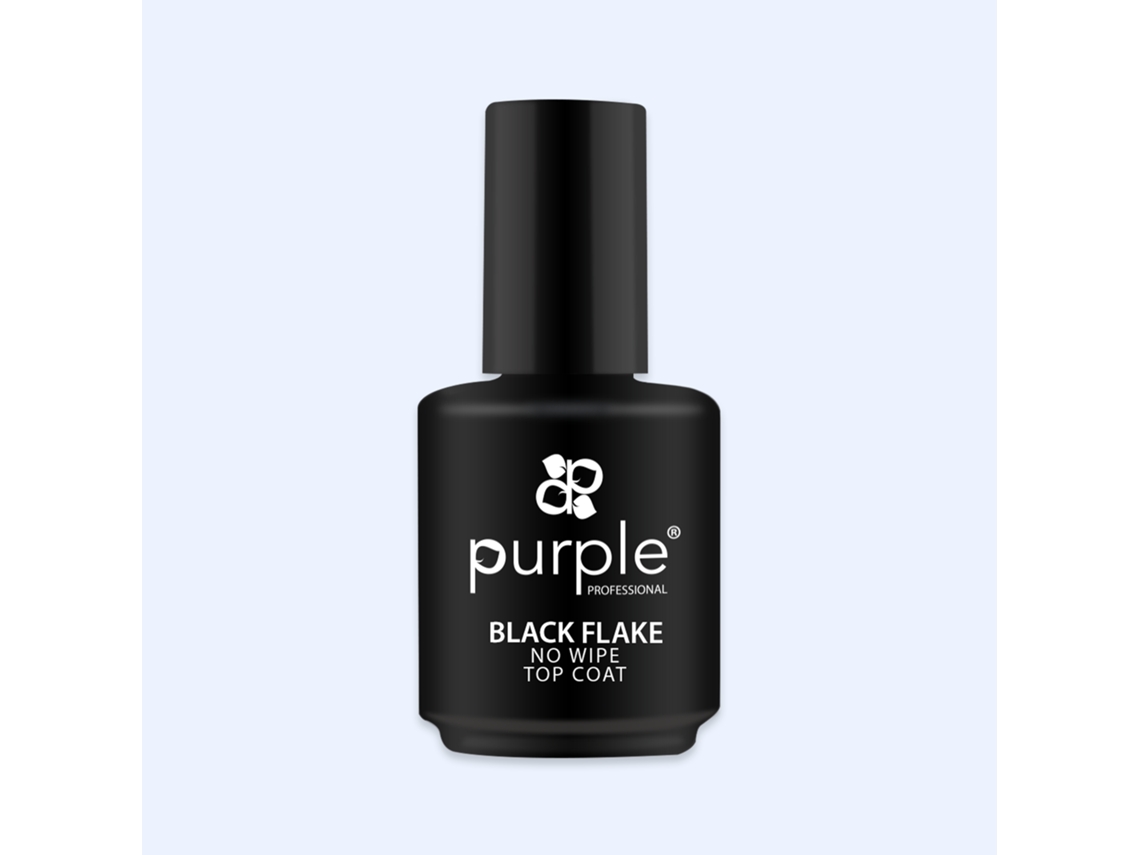 Black Flake Top Coat No Wipe Purple
