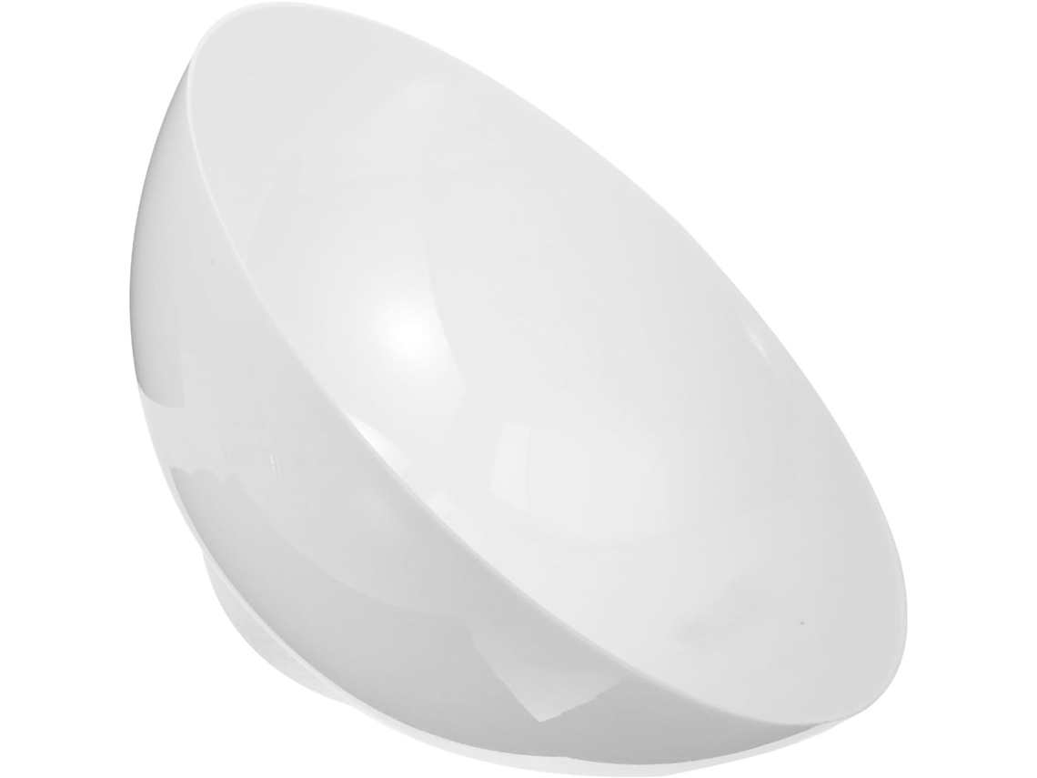 Difusor De Luz Transparente Em Acrílico Branco Ø 24,5 Cm Para Lâmpada Pendente E27, Peça De Reposição.