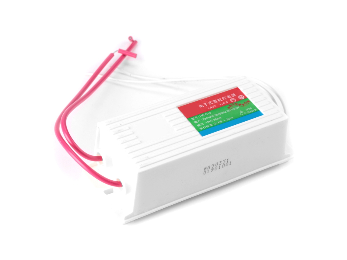 Transformador Neon Eletrónico Laxiscreed 10kvac 30ma Para Iluminação Neon