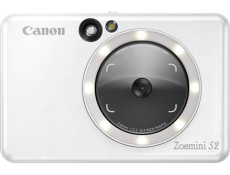 Máquina Fotográfica Instantânea CANON Zoemini S2 (Branco - Li-Po 700 mAh - 51 x 76 mm)