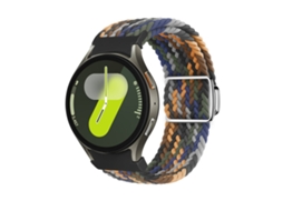 Bracelete para Samsung Galaxy Watch 7/6/5/4 Loop Nylon Fivela Magnética Camo Colorido XIAOMOYU
