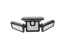 Luzes Solares Exteriores Laxiscreed Com Sensor De Movimento, 3 Cabeças Ajustáveis E Proteção Ip65