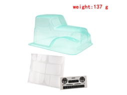 Mali capa de Carroceria Transparente Pc para Caminhão Controle Remoto 1/10 313 Wheelbase 90046 90047 Acessório de Modificação