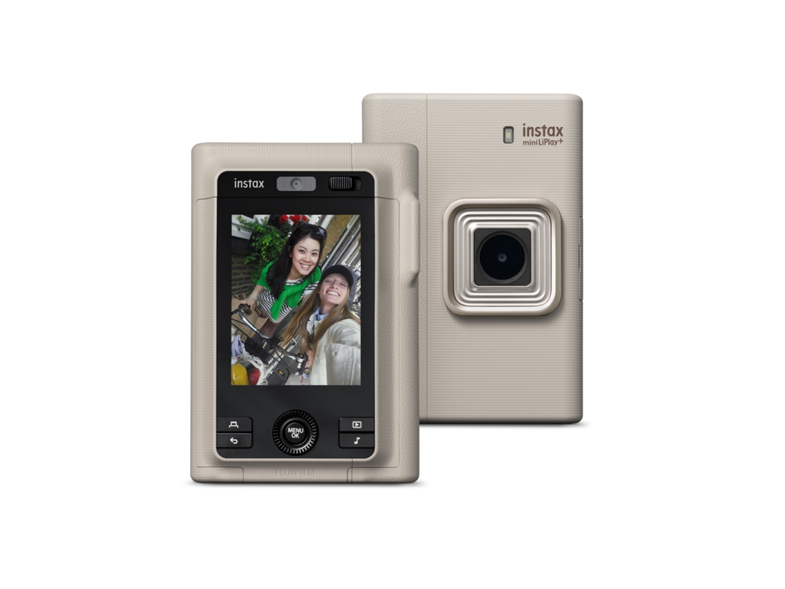 Câmara Instantânea FUJIFILM Instax Mini Liplay+ (Sand Beige)