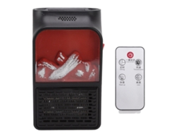 Aquecedor de Chama Mini 1000w Ptc S/MARCA
